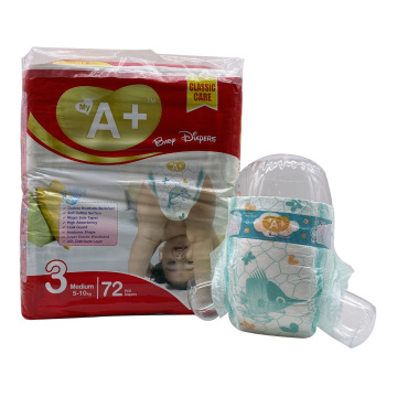 Free Samples Low Price Cotton Cute Baby Nappy Magic Tapes B Grade Baby Diaper Disposable